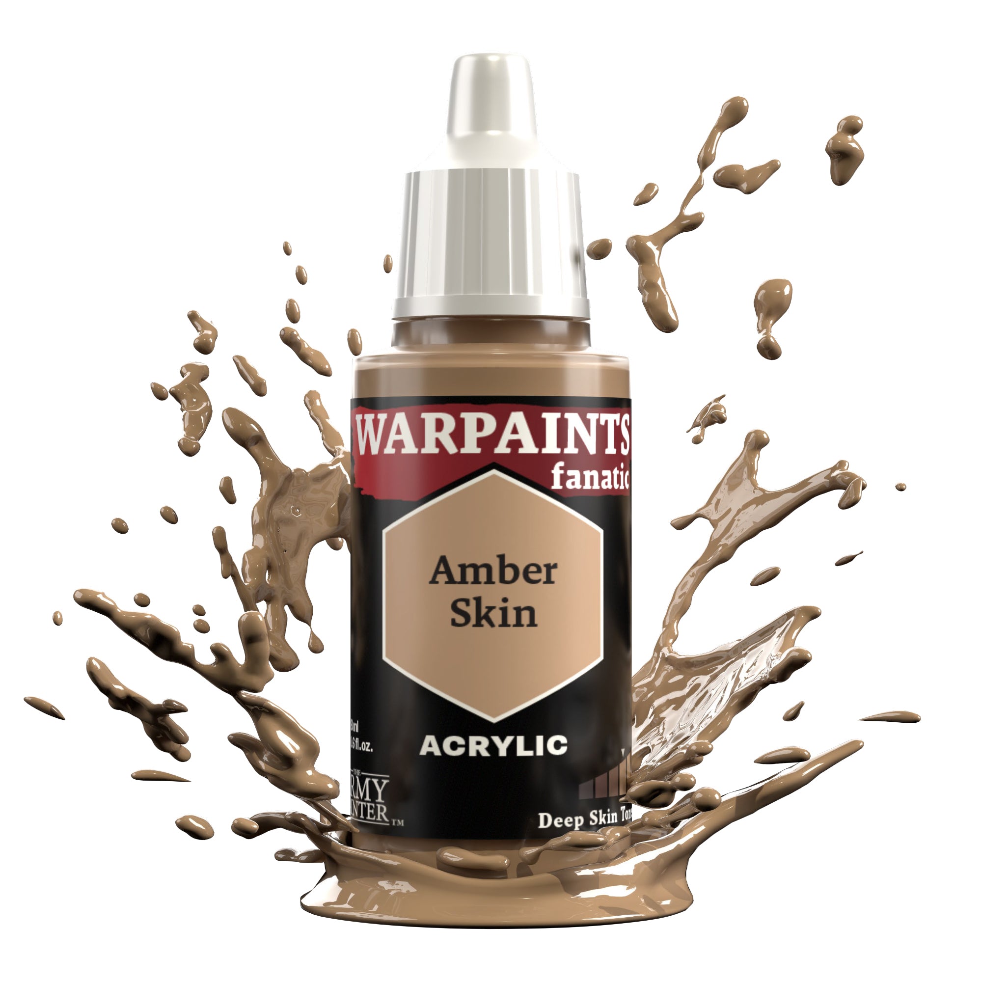 ARMY PAINTER: WARPAINTS FANATIC ACRYLIC - AMBER SKIN | Boutique FDB