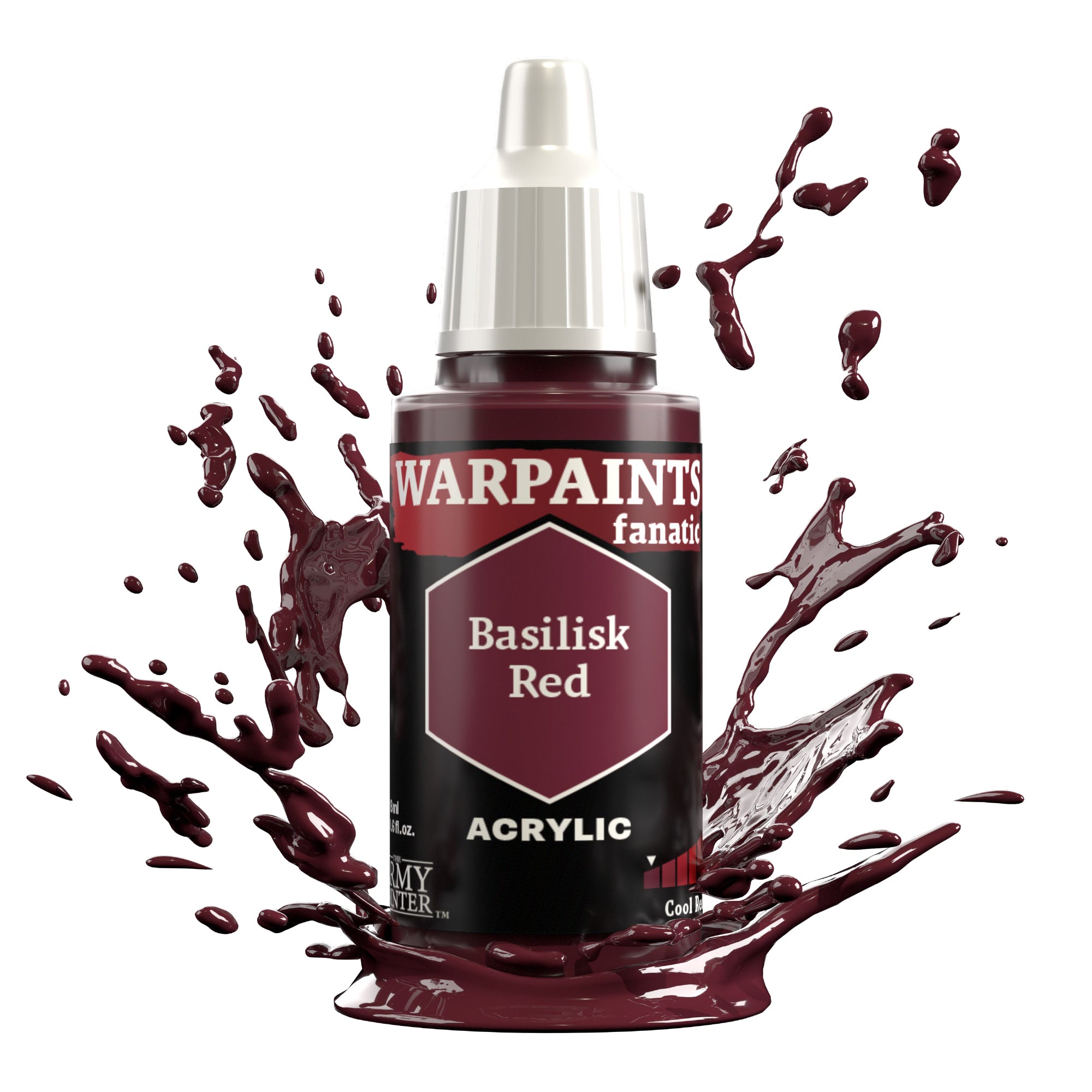 ARMY PAINTER: WARPAINTS FANATIC ACRYLIC - BASILISK RED | Boutique FDB