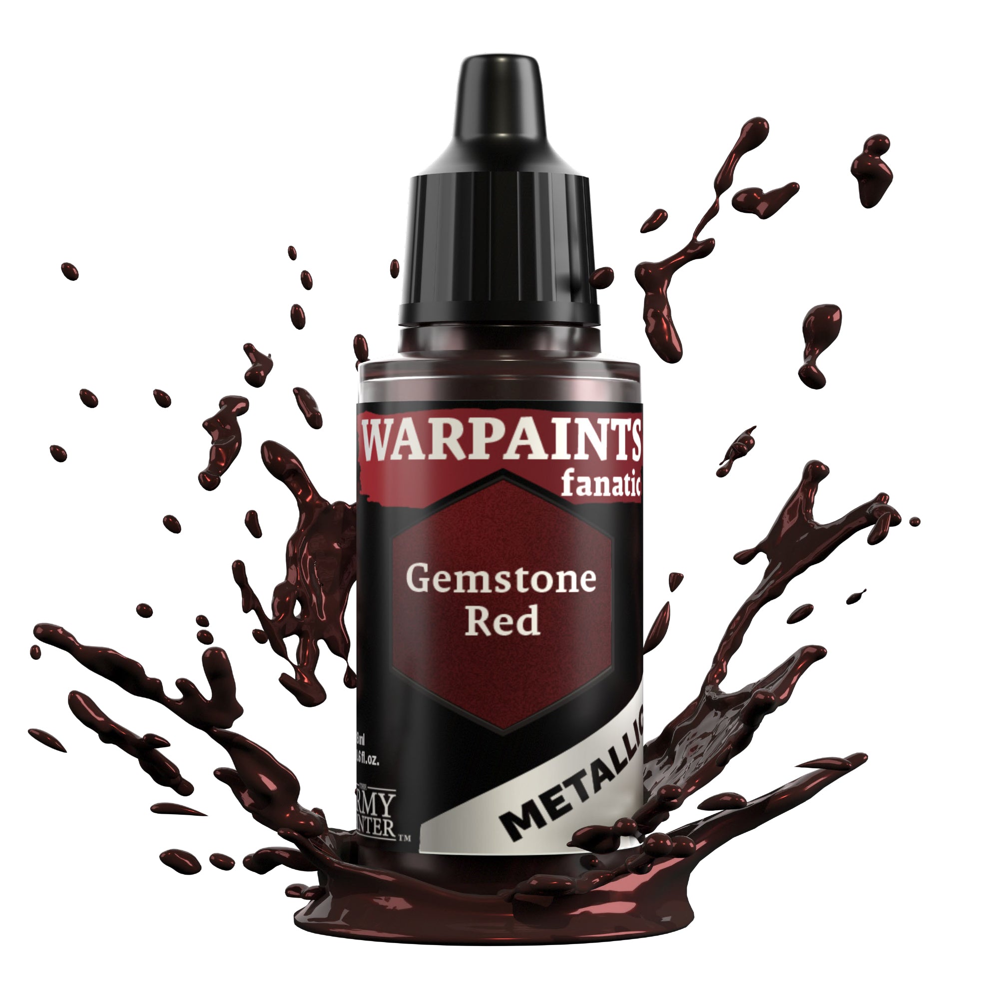 ARMY PAINTER: WARPAINTS FANATIC METALLIC - GEMSTONE RED | Boutique FDB