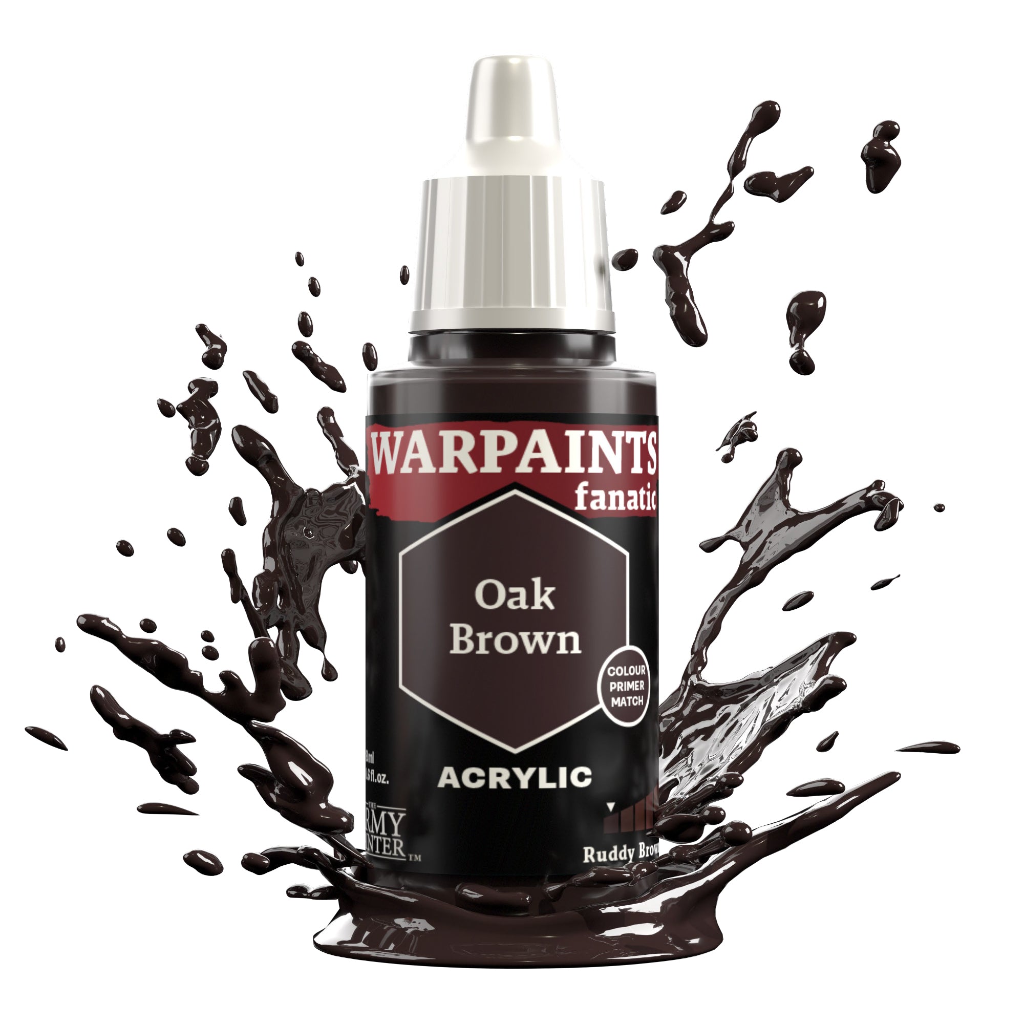 ARMY PAINTER: WARPAINTS FANATIC ACRYLIC - OAK BROWN | Boutique FDB