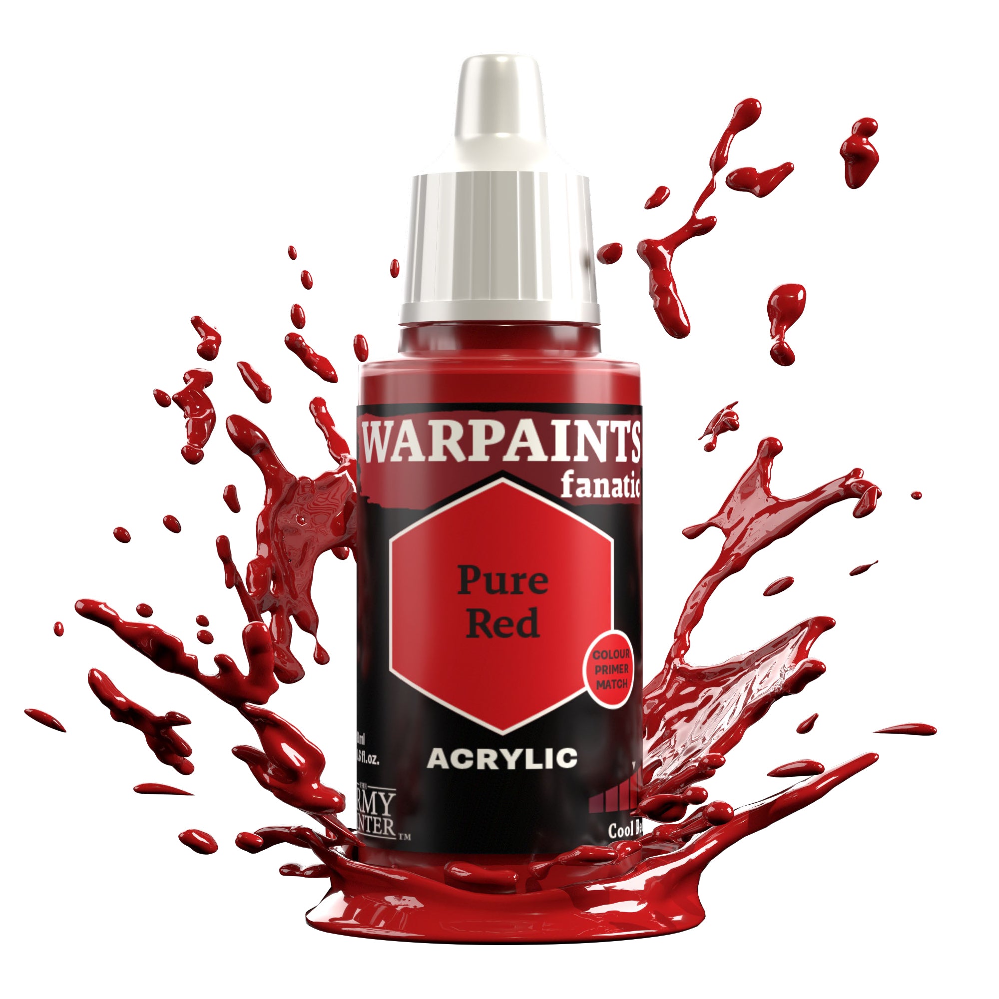 ARMY PAINTER: WARPAINTS FANATIC ACRYLIC - PURE RED | Boutique FDB