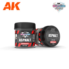 AK - Wargame Terrains 100ml Acrylic - Asphalt | Boutique FDB