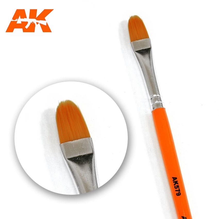 AK Interactive Weathering Brush Rounded | Boutique FDB