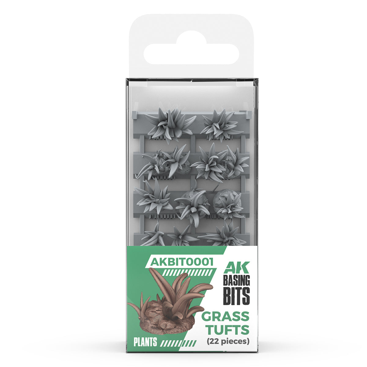 AK Interactive Grass Tufts - Basing Bits (22 Pieces) | Boutique FDB