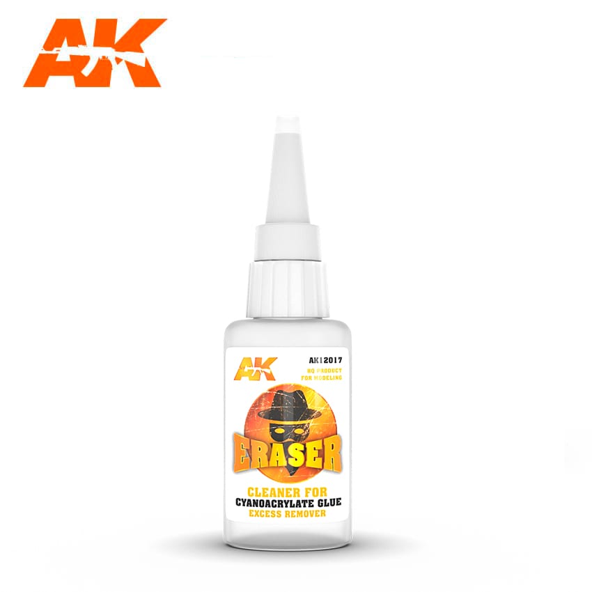 AK Interactive Eraser Cleaner For Cyanoacrylate Glue Excess Remover | Boutique FDB