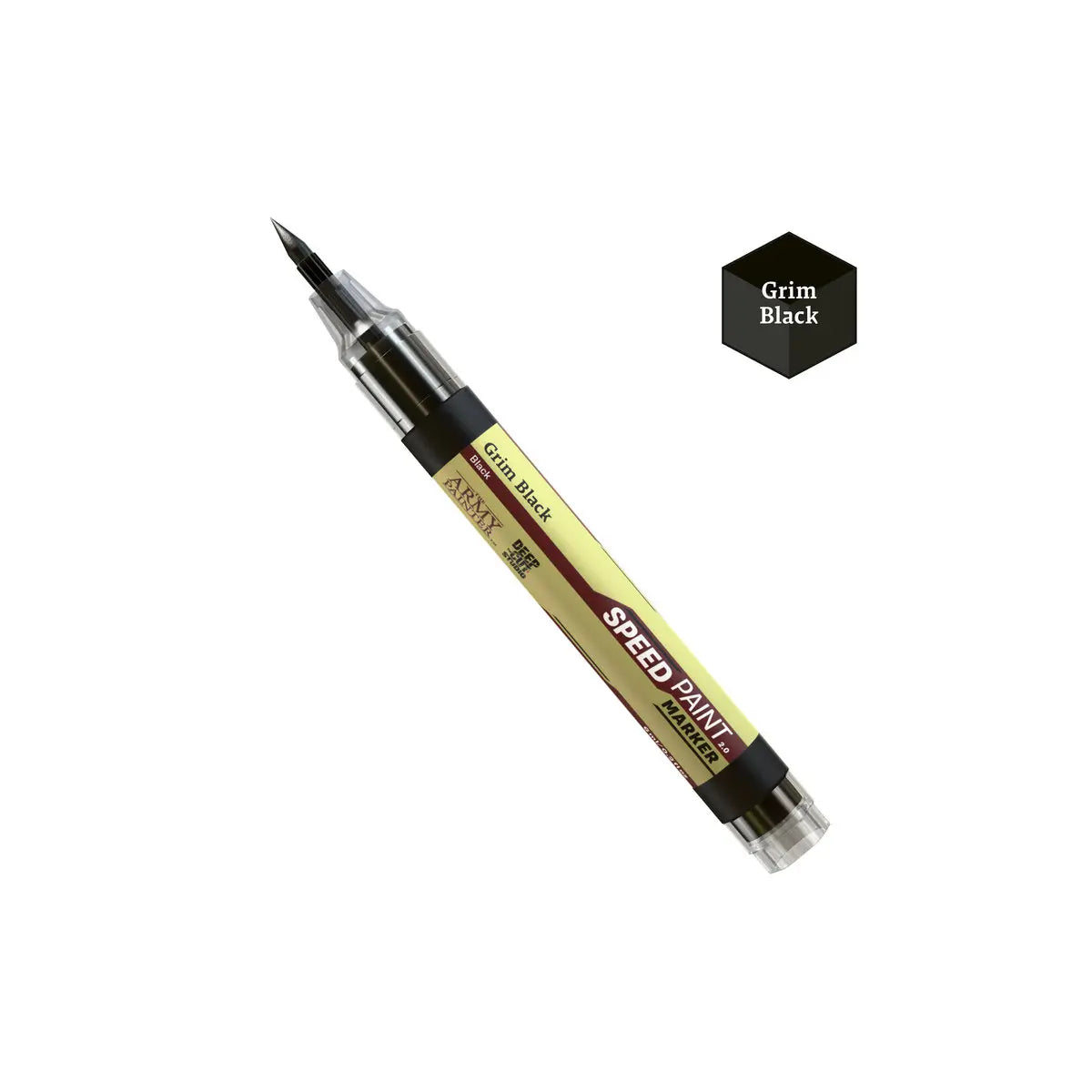 Army Painter Speedpaint Marker - Grim Black | Boutique FDB