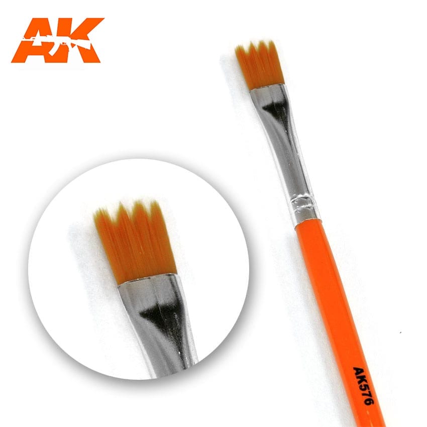 AK Interactive Weathering Brush Saw Shape | Boutique FDB