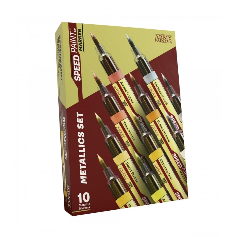 Army Painter Speedpaint Marker Metallics Set | Boutique FDB