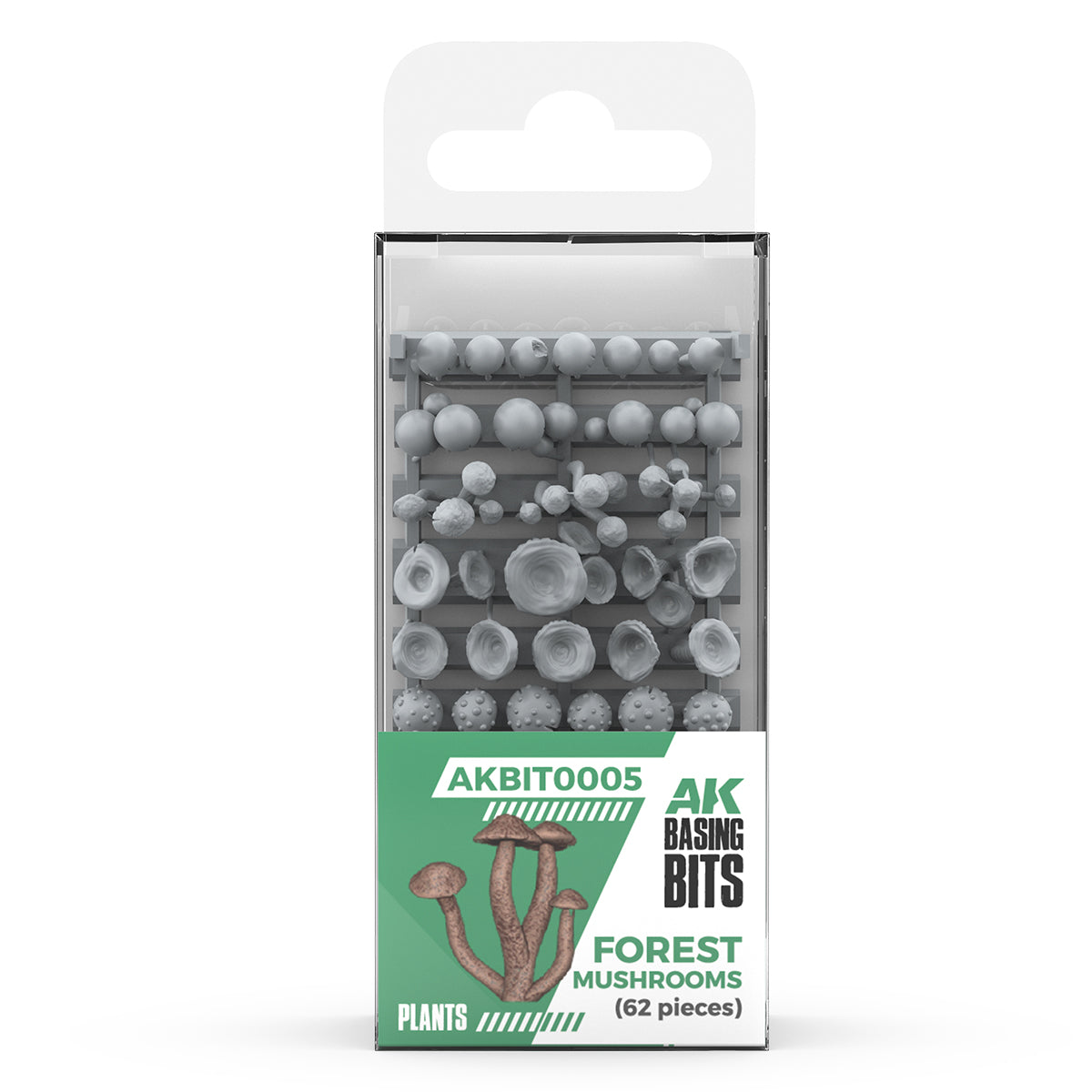 AK Interactive Forest Mushrooms - Basing Bits (63 Pieces) | Boutique FDB