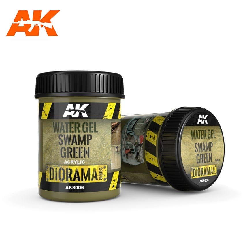 AK Interactive - Water Gel Swamp Geen Effects - 250ml (Acrylic) | Boutique FDB