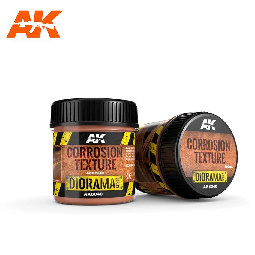 AK Interactive - Corrosion Texture - 100ml (Acrylic) | Boutique FDB