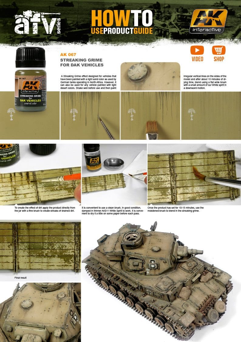 AK - Streaking Grime - For Afrika Korps Vehicles | Boutique FDB