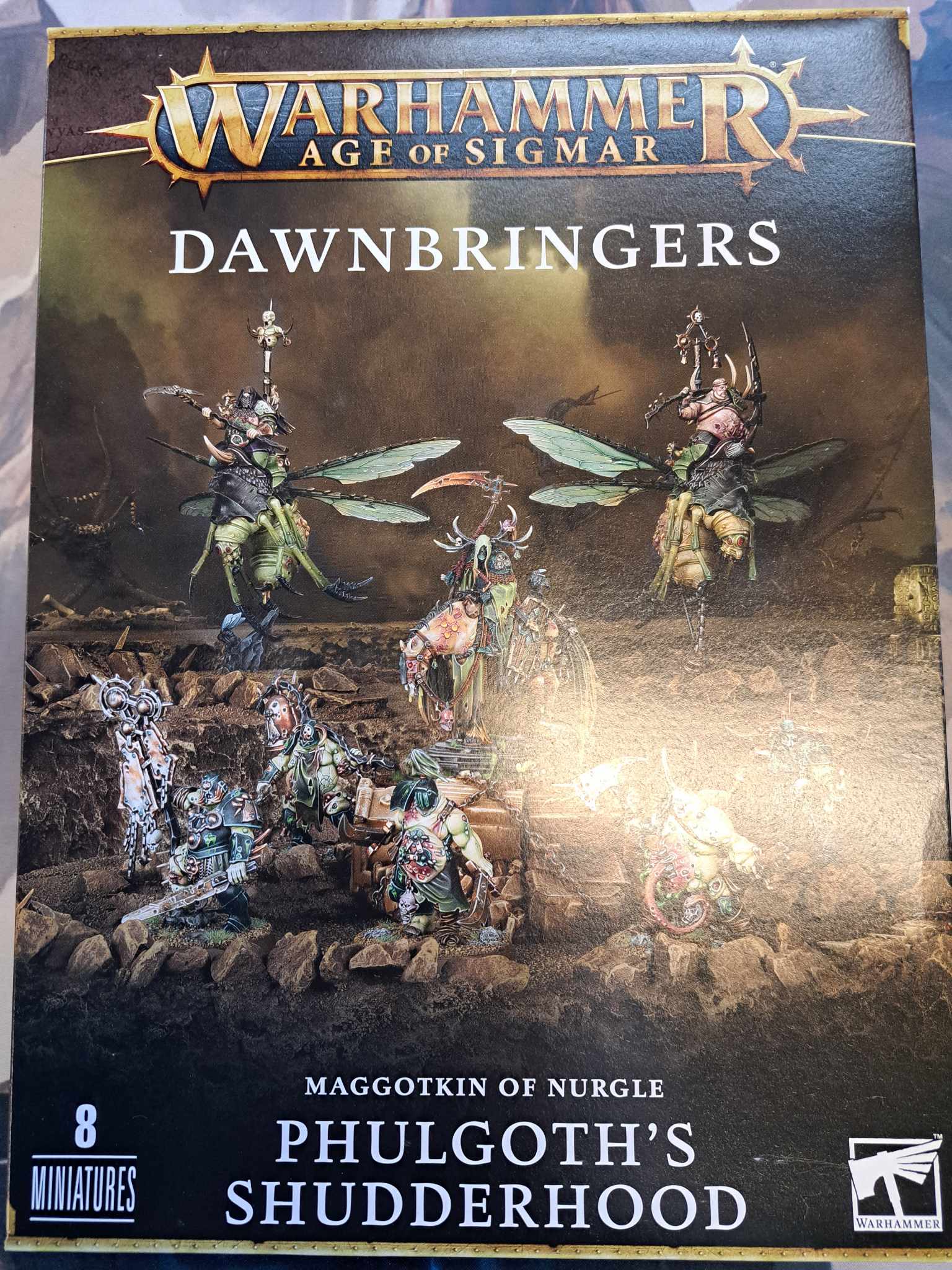 Age Of Sigmar: Dawnbringers - Maggotkin of Nurgle - Phulgoth's Shudderhood | Boutique FDB