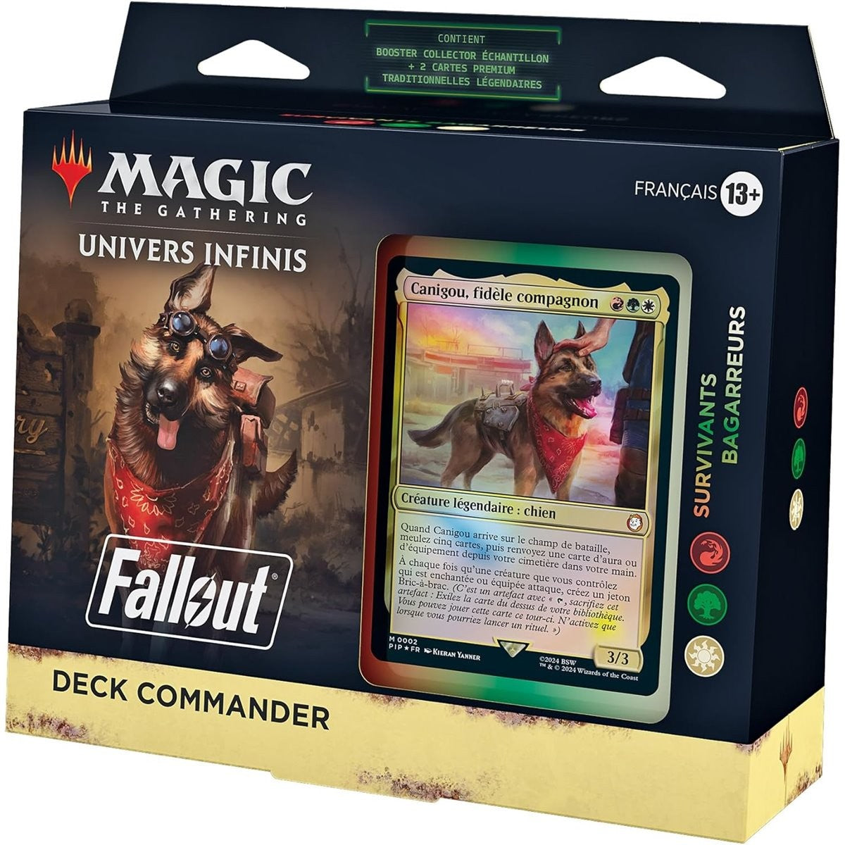 MTG : UNIVERSE BEYOND FALLOUT - COMMANDER DECK - SURVIVANTS BAGARREURS (FRANÇAIS - FRENCH) | Boutique FDB