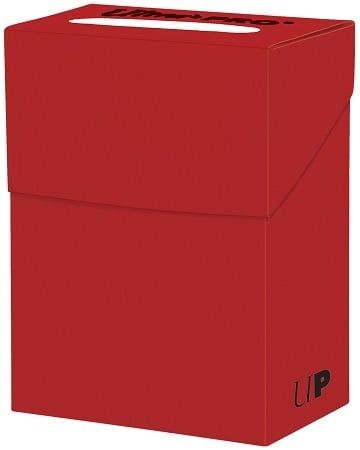 Deck Box: PRO 80+: Solid Color: Red (80 ct) | Boutique FDB