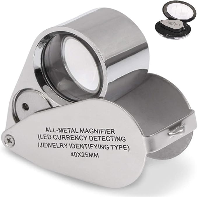 All-Metal Magnifier (40x25mm) | Boutique FDB