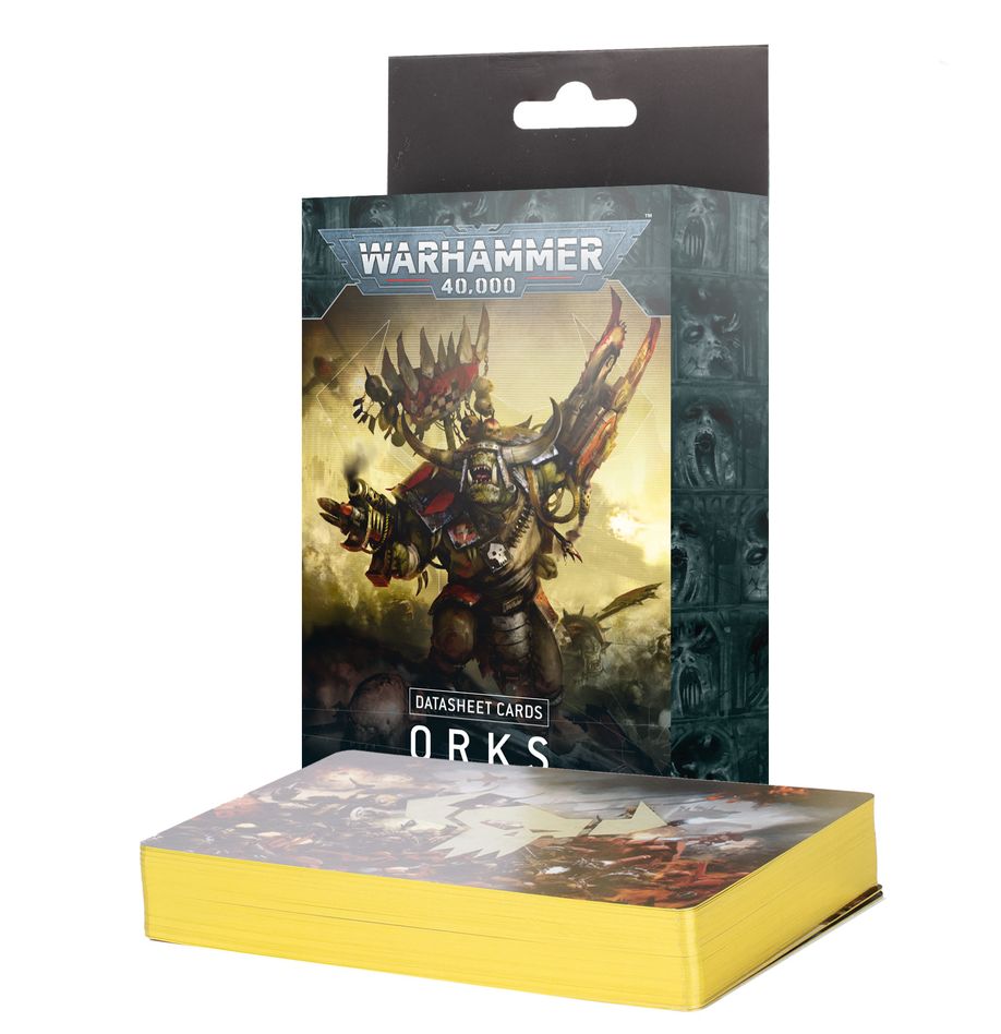 WARHAMMER 40K: DATASHEET CARDS - ORKS | Boutique FDB