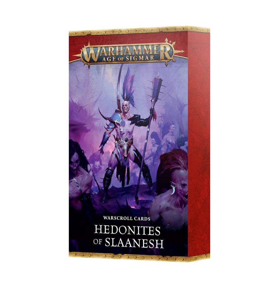 Age Of Sigmar: Warscroll Cards: Hedonites of Slaanesh | Boutique FDB