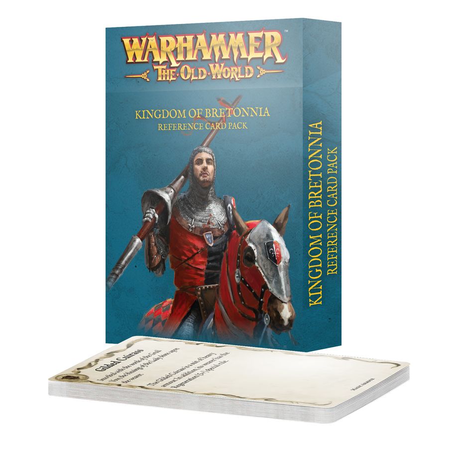 WARHAMMER TOW: KINGDOM OF BRETONNIA REFERENCE CARD PACK | Boutique FDB