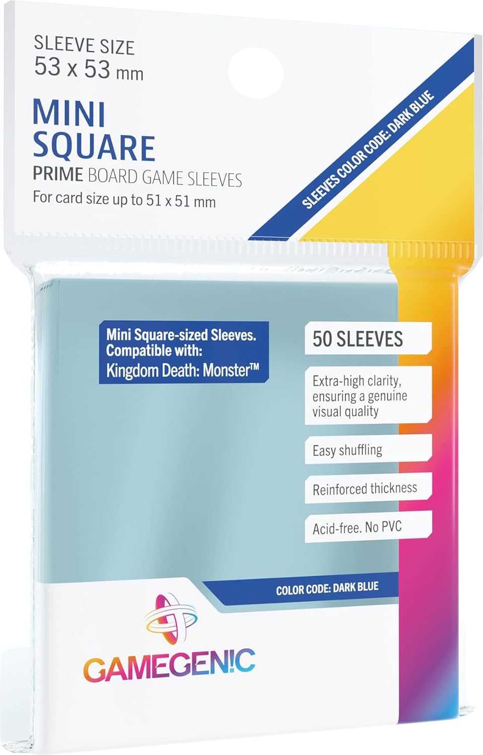 Gamegenic Sleeves : Prime mini square-Sized Matte | Boutique FDB