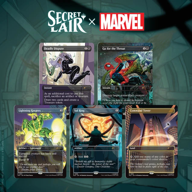 Secret Lair x Marvel's Spider-Man: Villainous Plots - Foil | Boutique FDB