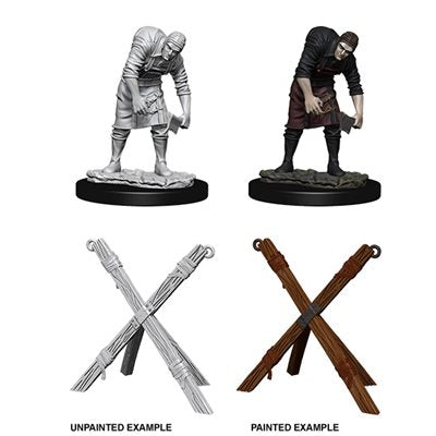 WizKids Deep Cuts Unpainted Miniatures: Wave 6: Assistant & Torture Cross | Boutique FDB