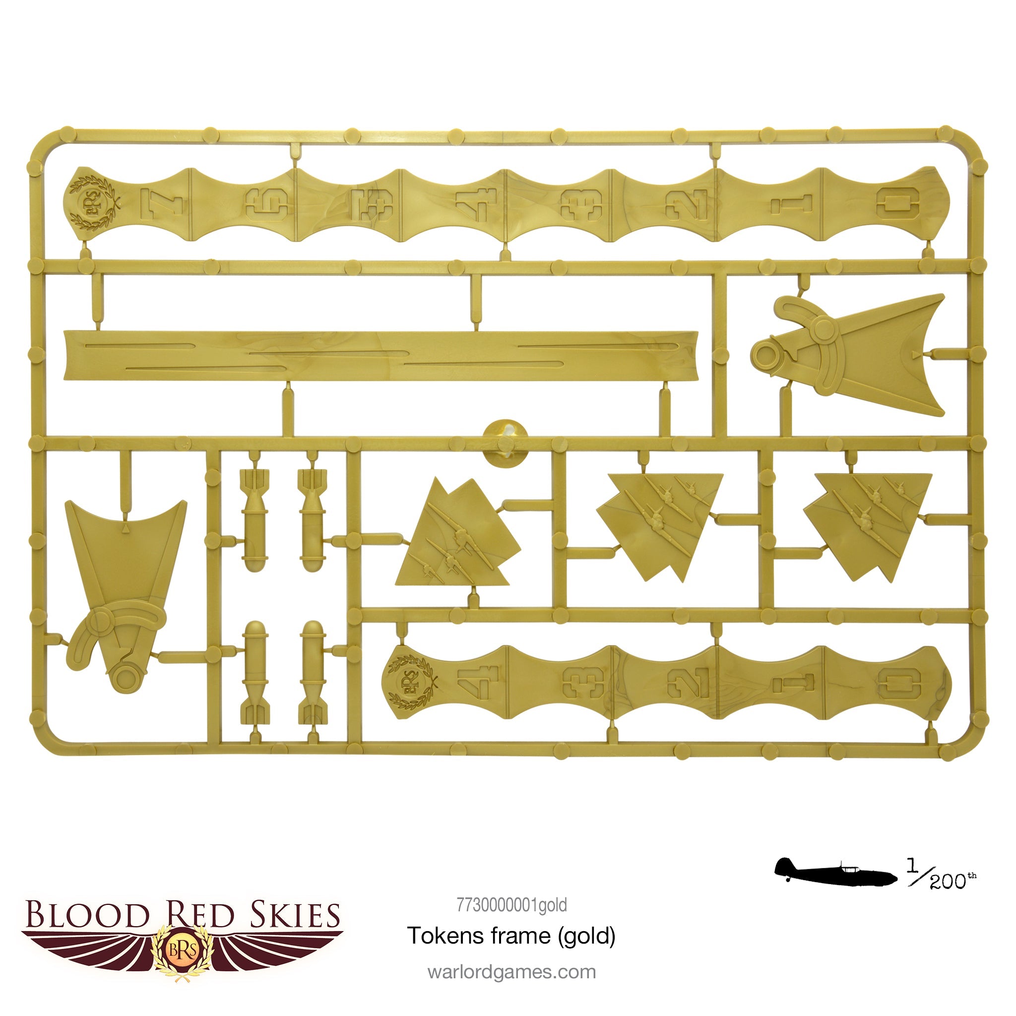 Blood Red Skies Token Game aids | Boutique FDB