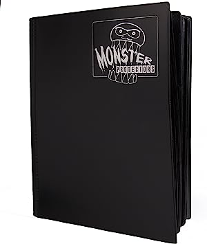 Monster Protectors : Binder - Mega Monster Hard Cover Binder - Black | Boutique FDB