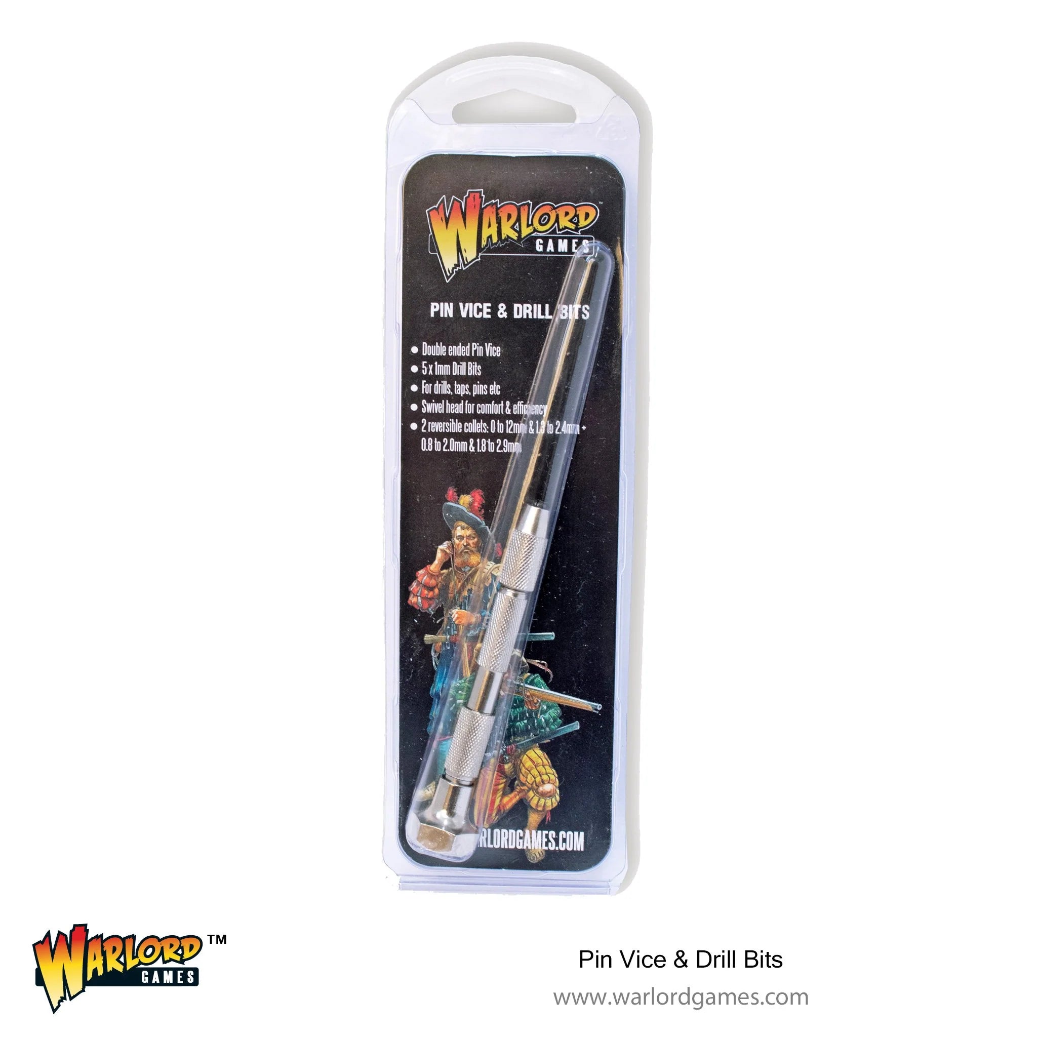 Warlord Pin Vice and Drill Bits | Boutique FDB