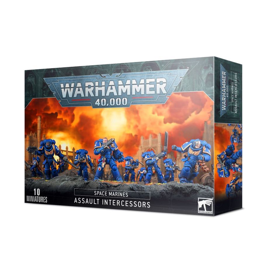 WARHAMMER 40K: SPACE MARINES - ASSAULT INTERCESSORS | Boutique FDB