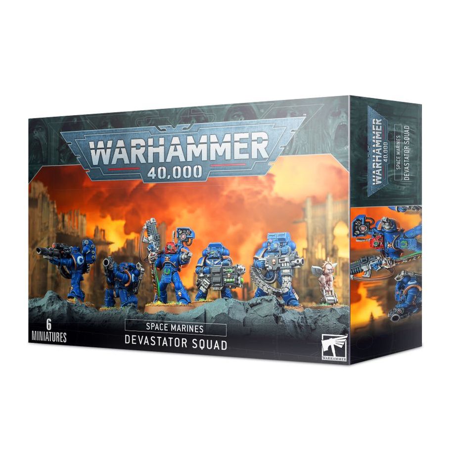 WARHAMMER 40K - SPACE MARINES: DEVASTATOR SQUAD | Boutique FDB