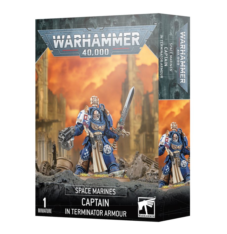 WARHAMMER 40K: SPACE MARINES - CAPTAIN IN TERMINATOR ARMOUR | Boutique FDB