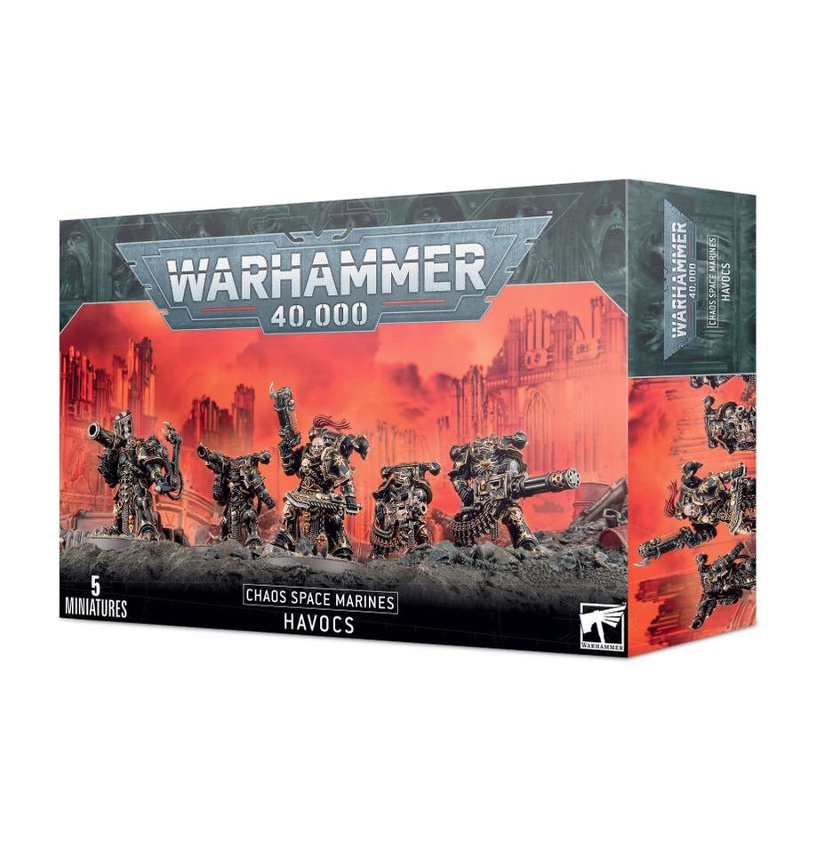 Warhammer 40K : Chaos Space Marines - Havocs | Boutique FDB