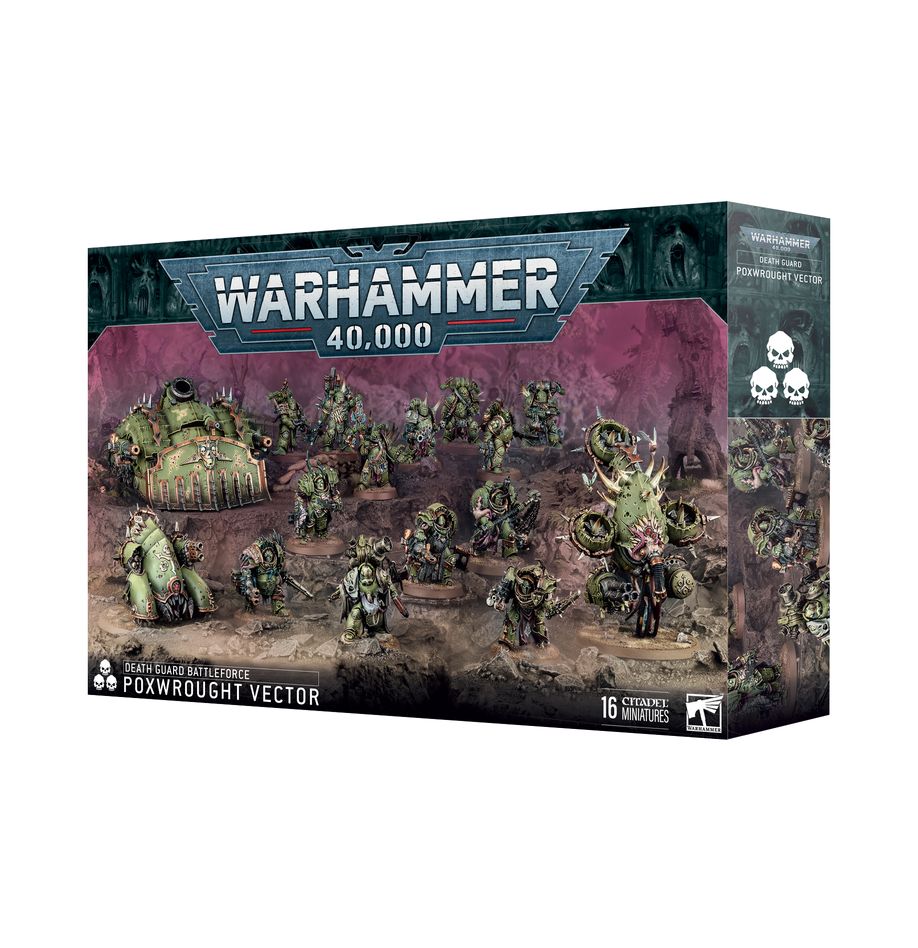 WARHAMMER 40K: DEATH GUARD BATTLEFORCE - POXWROUGHT VECTOR | Boutique FDB