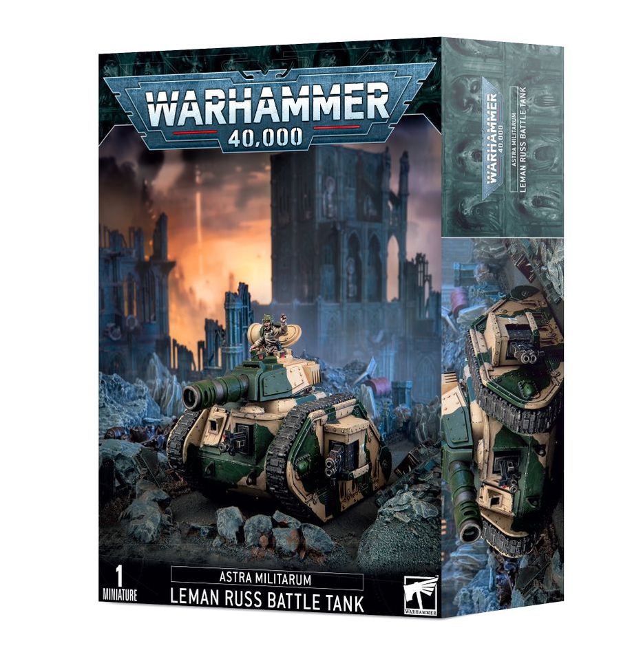 WARHAMMER 40K: ASTRA MILITARUM - LEMAN RUSS BATTLE TANK | Boutique FDB