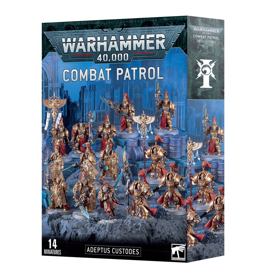 WARHAMMER 40K: COMBAT PATROL - ADEPTUS CUSTODES (NEW) | Boutique FDB