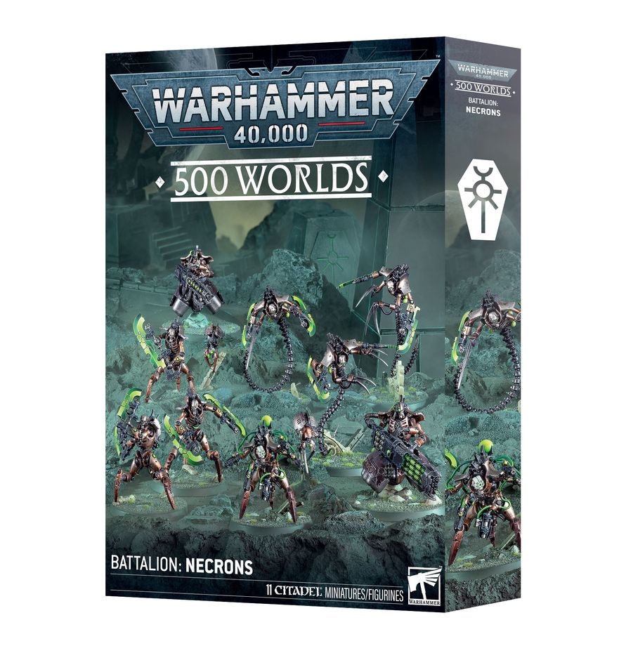 Warhammer40k - 500 Worlds Battalion : Necrons | Boutique FDB