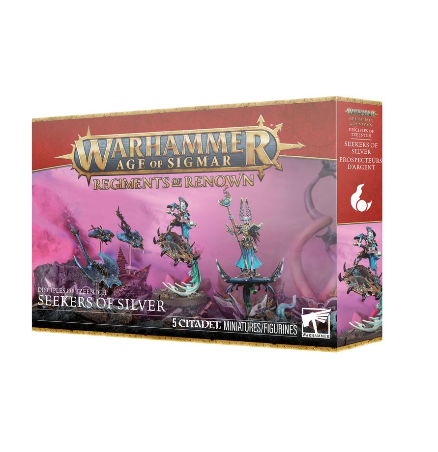 WARHAMMER AoS : DISCIPLES OF TZEENTCH - Regiments of Renown: Seekers of Silver | Boutique FDB