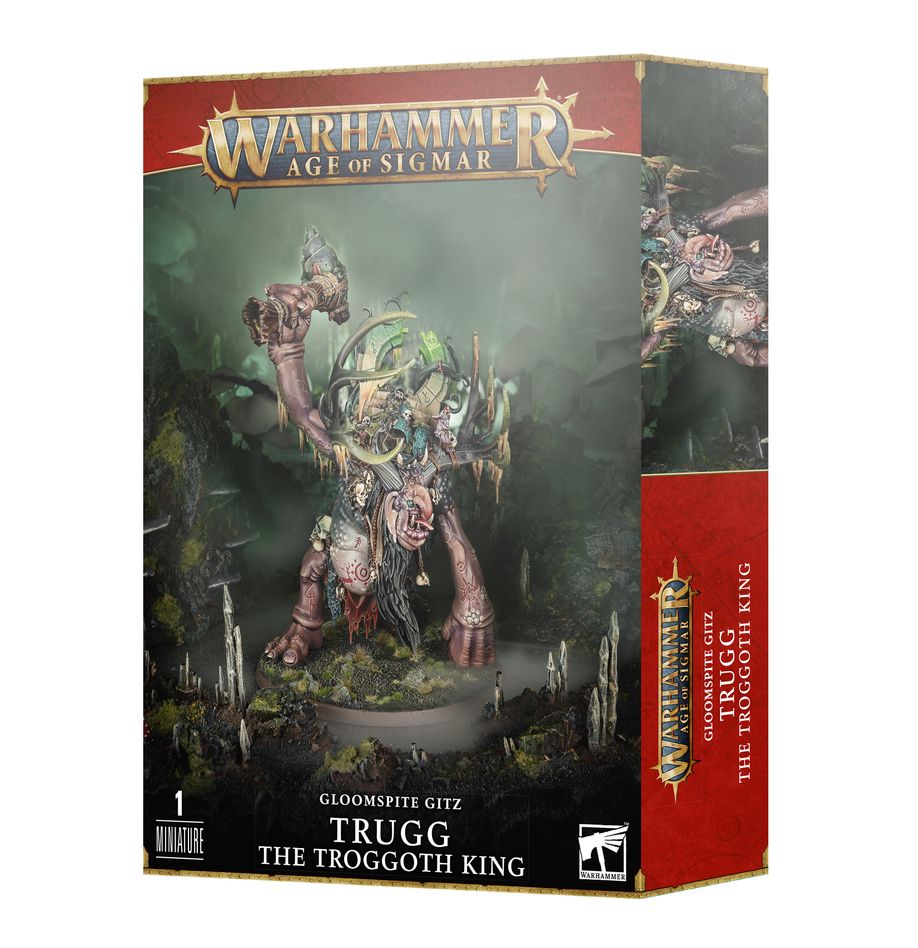 WARHAMMER AoS: GLOOMSPITE GITZ - TRUGG THE TROGGOTH KING | Boutique FDB