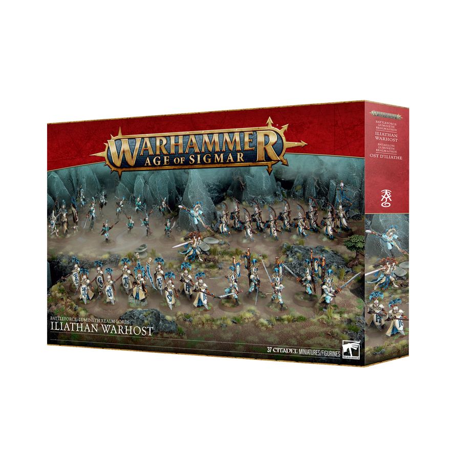 Age of Sigmar : Battleforce: Lumineth Realm-lords – Iliathan Warhost | Boutique FDB