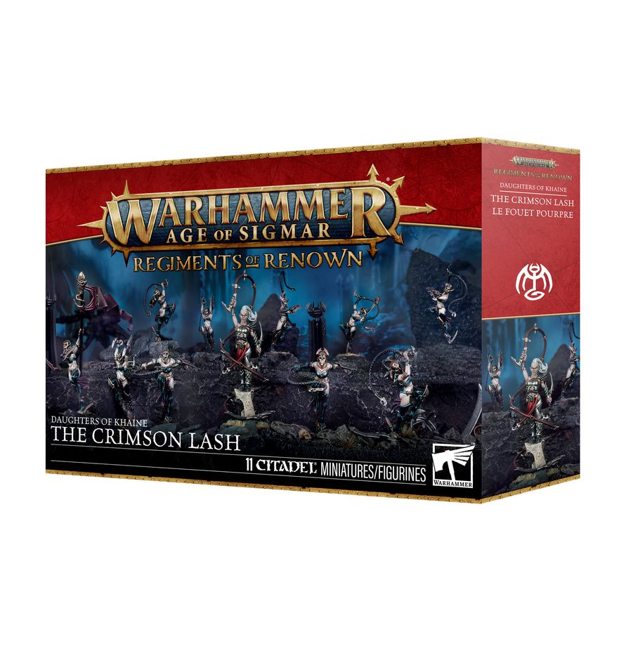 WARHAMMER AoS: DAUGHTERS OF KHAINE - Regiment of Renown: The Crimson Lash | Boutique FDB