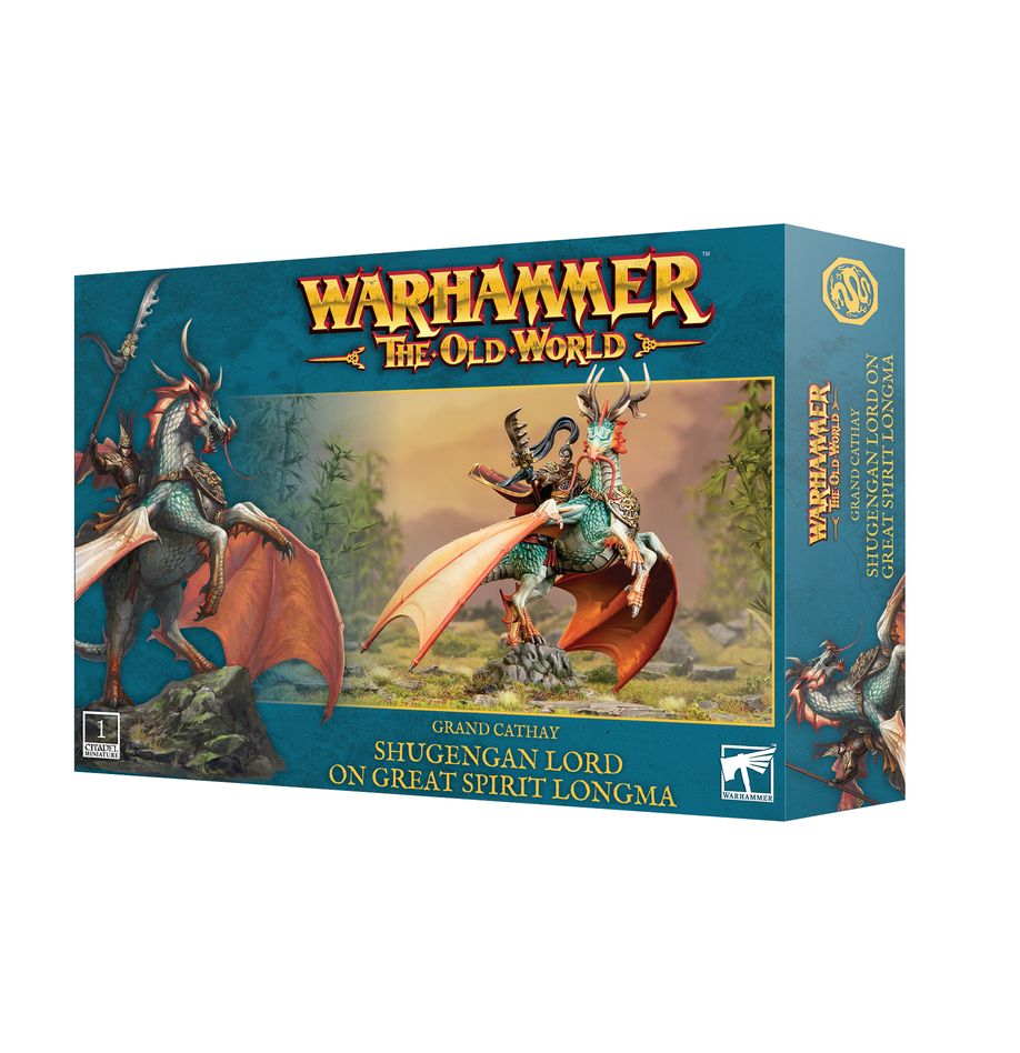 WARHAMMER : THE OLD WORLD : Grand Cathay Shugengan Lord on Great Spirit Longma | Boutique FDB