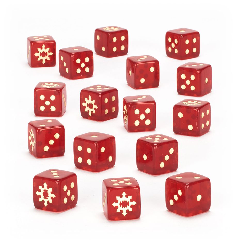 WARHAMMER 40K: WORLD EATERS - DICE SET | Boutique FDB
