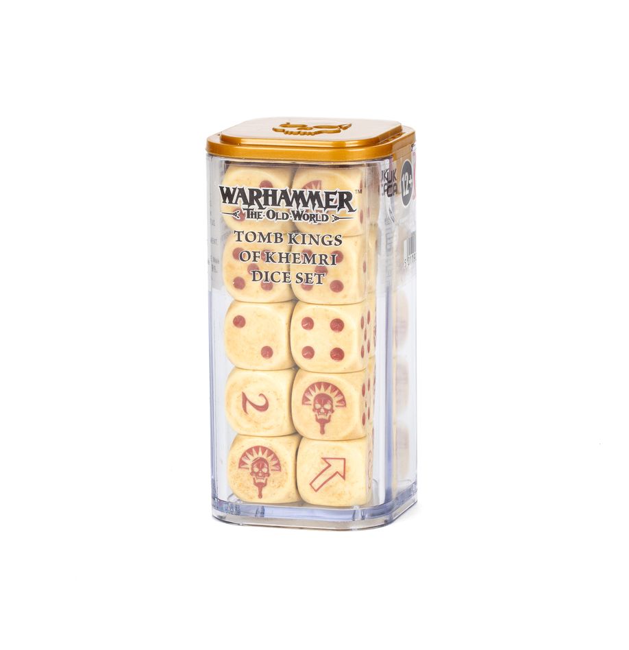 Warhammer : The Old World - Tomb Kings of Khemri Dice Set | Boutique FDB