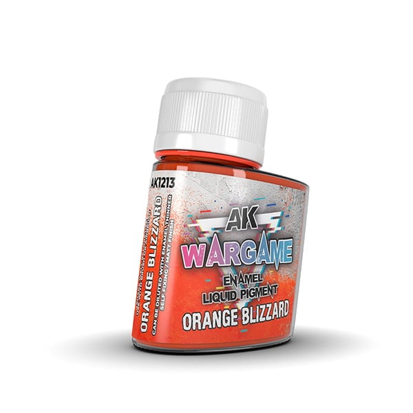 AK Wargame - Enamel liquid pigments - Orange Blizzard | Boutique FDB