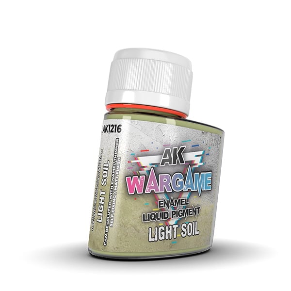AK Wargame - Enamel liquid pigments - Light Soil | Boutique FDB