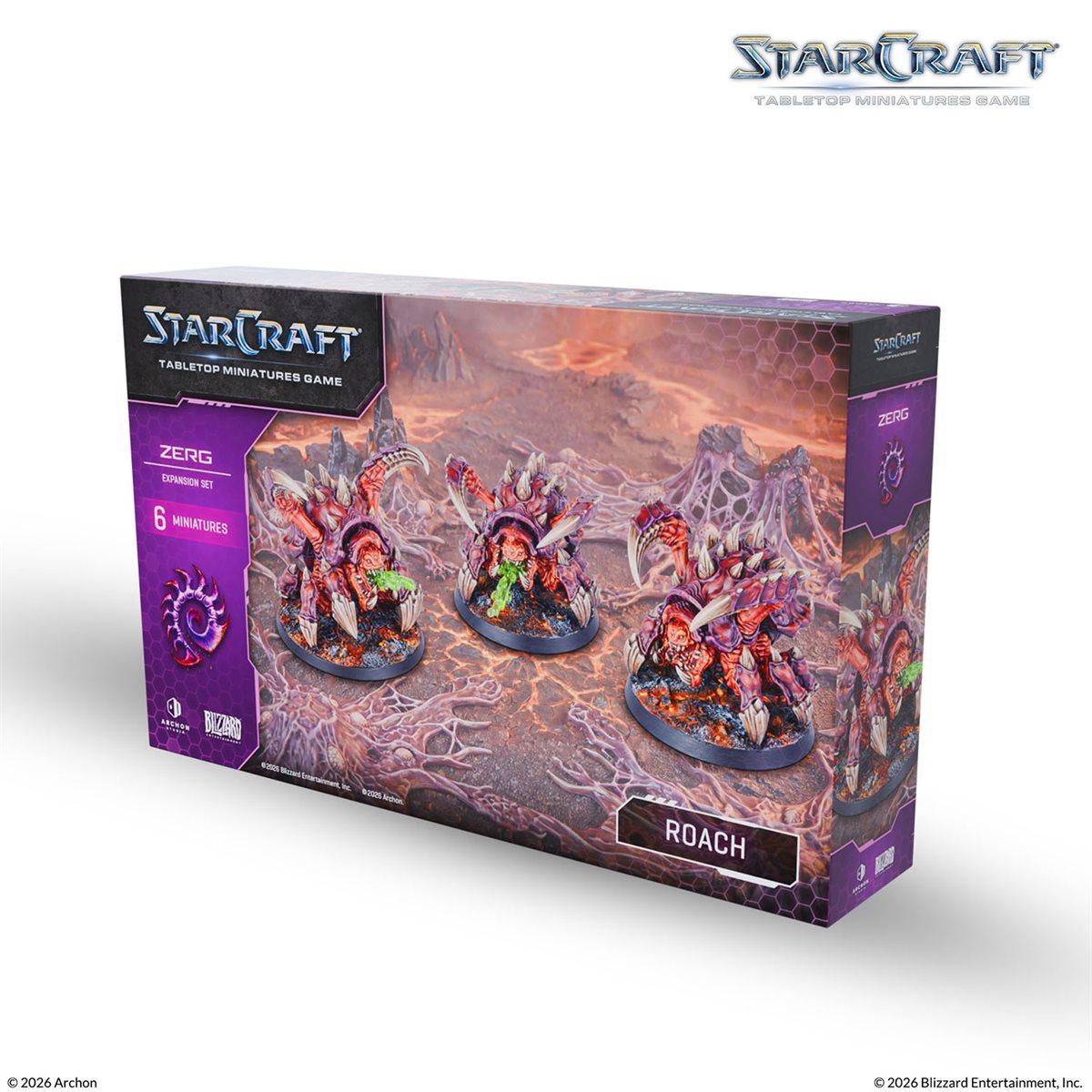 Starcraft - Tabletop Miniatures Game - Zerg : Roach | Boutique FDB