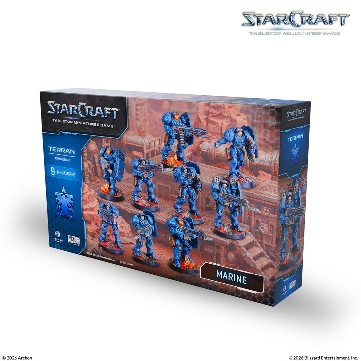 Starcraft - Tabletop Miniatures Game - Terran : Marine | Boutique FDB