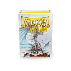 Dragon Shield Matte Sleeves - Silver (100) | Boutique FDB