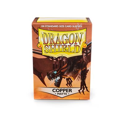 Dragon Shield Matte Sleeves - Copper (100) | Boutique FDB